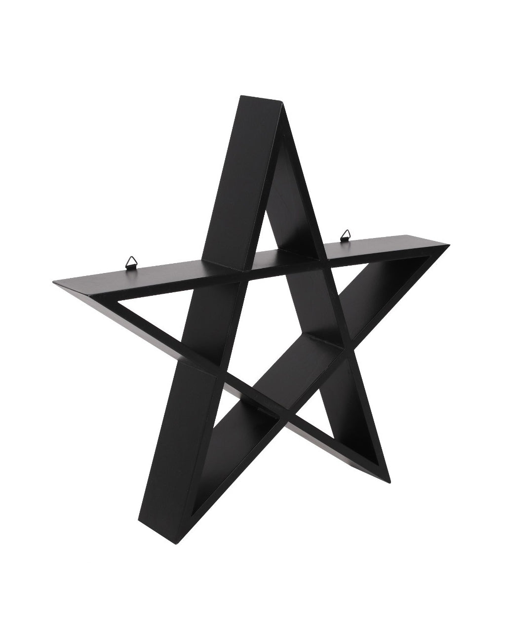 Black Pentagram Shelf 40cm