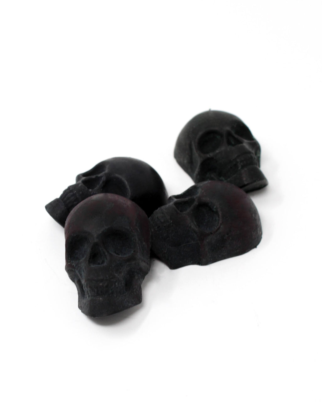 Schwarzes Totenkopf Duftwachs zum Schmelzen 4 St.