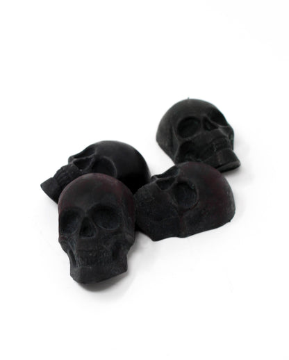 Schwarzes Totenkopf Duftwachs zum Schmelzen 4 St.