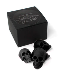 Schwarzes Totenkopf Duftwachs zum Schmelzen 4 St.