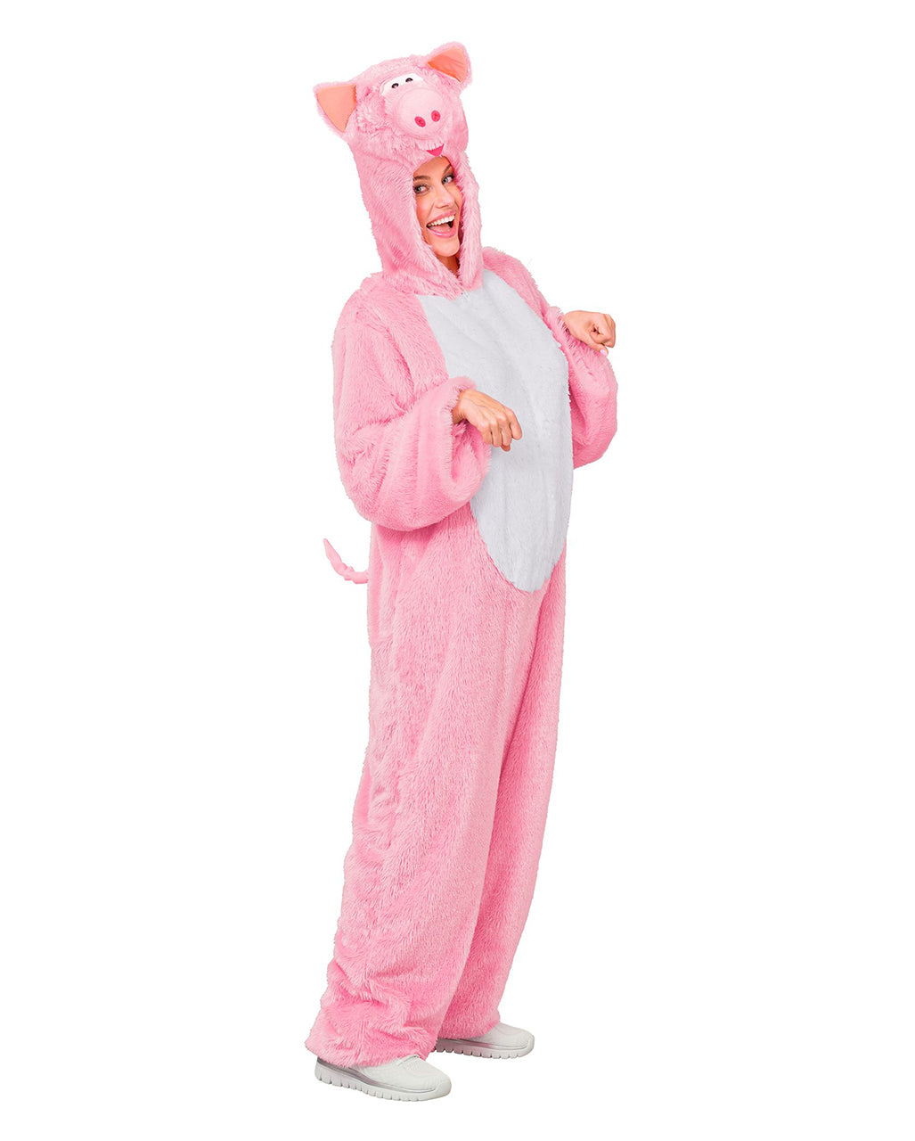 Schwein Plüsch Jumpsuit Unisex Kostüm