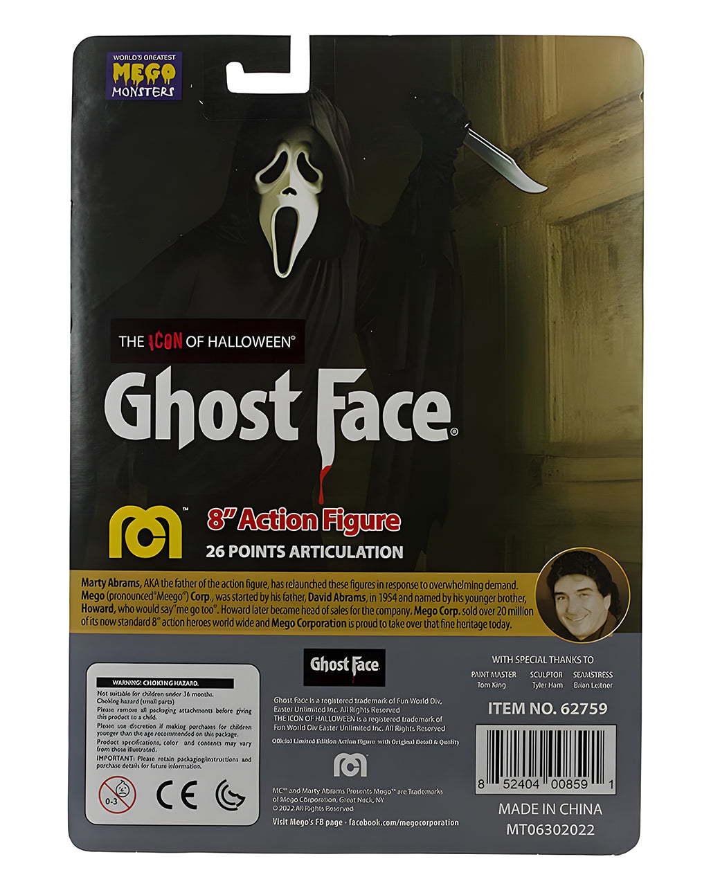 Scream Ghostface White Face Actionfigur 20cm