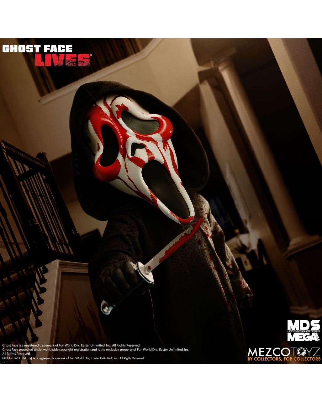 Scream MDS Roto Puppe Bloody Ghost Face 38cm