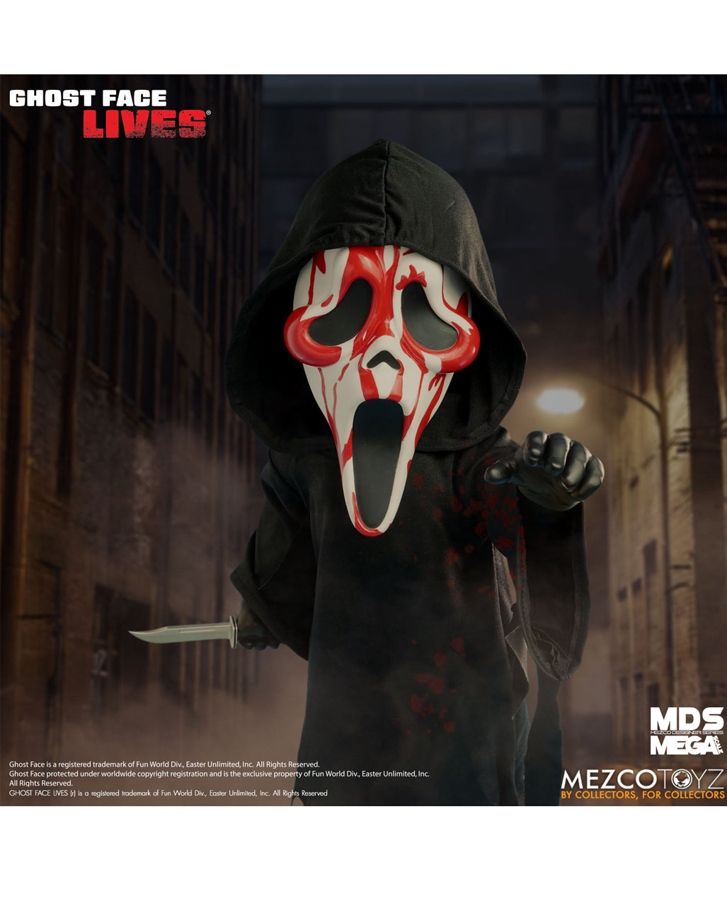 Scream MDS Roto Puppe Bloody Ghost Face 38cm