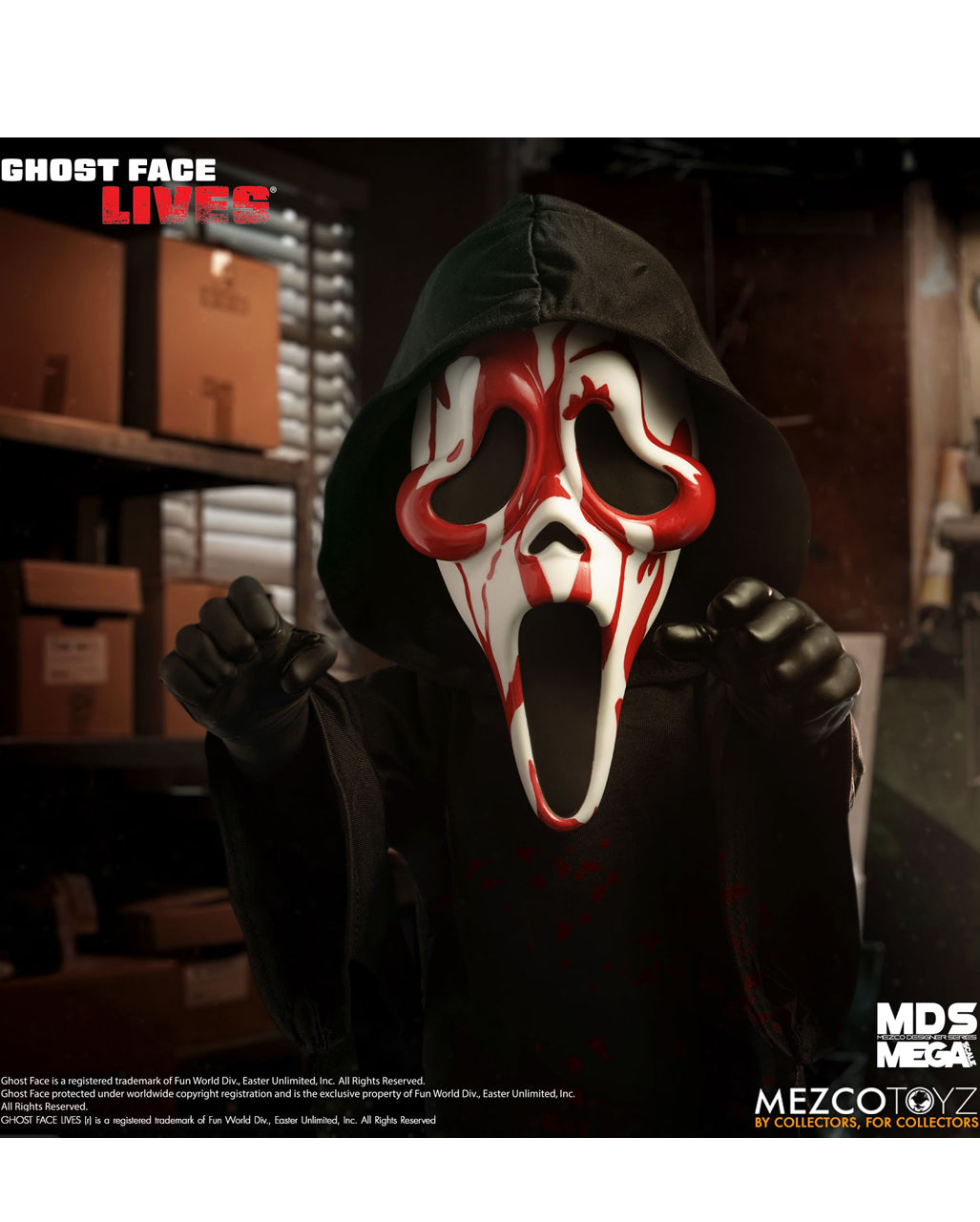 Scream MDS Roto Puppe Bloody Ghost Face 38cm