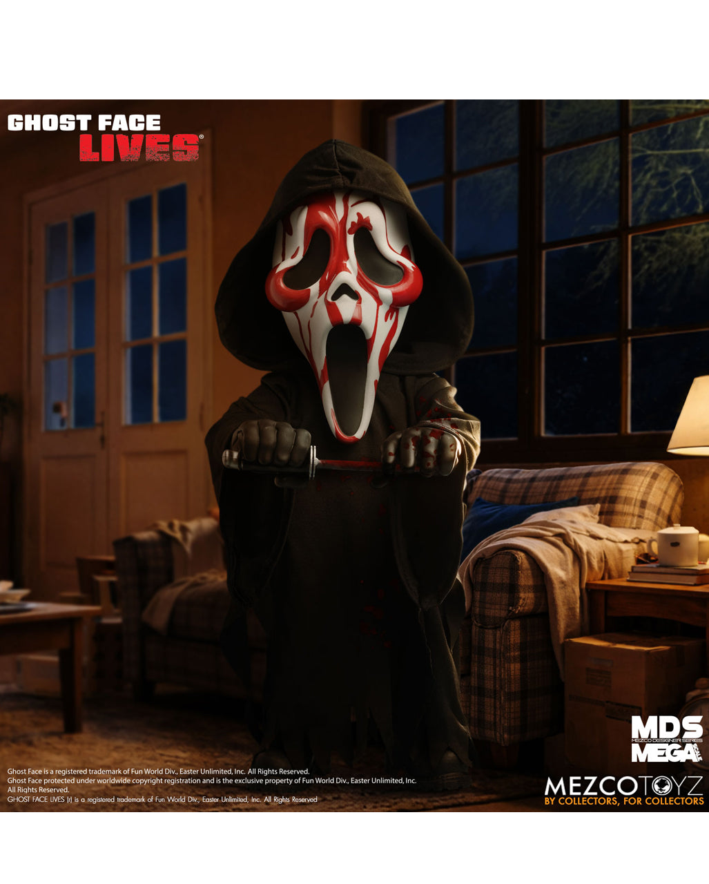 Scream MDS Roto Puppe Bloody Ghost Face 38cm
