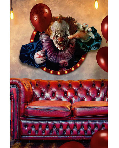 3D Deko Folie Horror Clown selbstklebend