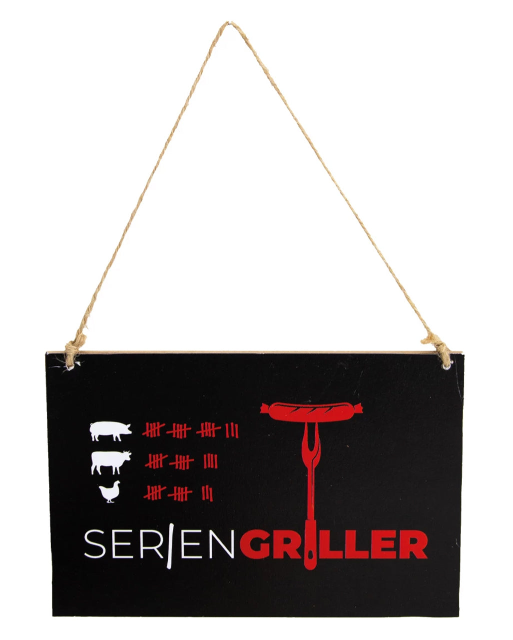 BBQ Schild "Seriengriller" 18cm