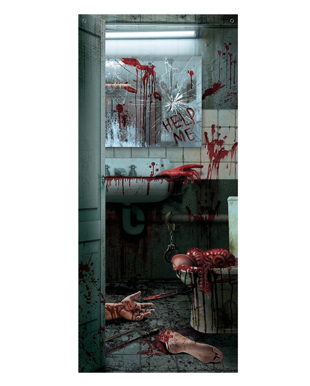 Serial Killer Bathroom Door Decoration 80x180cm