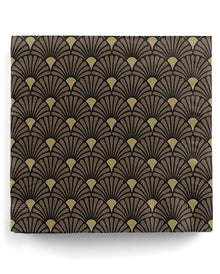 Art Deco Servietten Schwarz Gold 20 St.