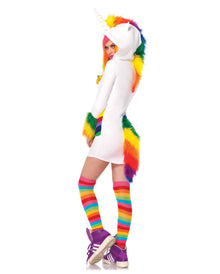 Kostüm-Kleid Einhorn mit Kapuze