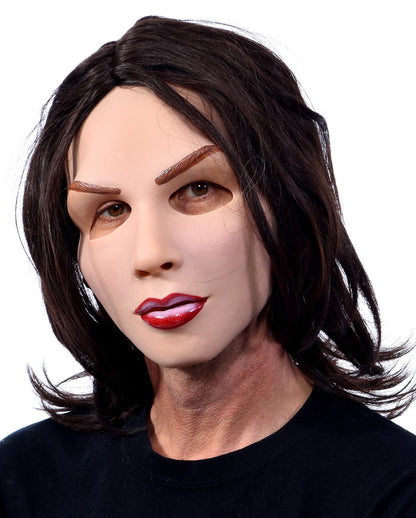 Sexy Frauenmaske mit Schmollmund