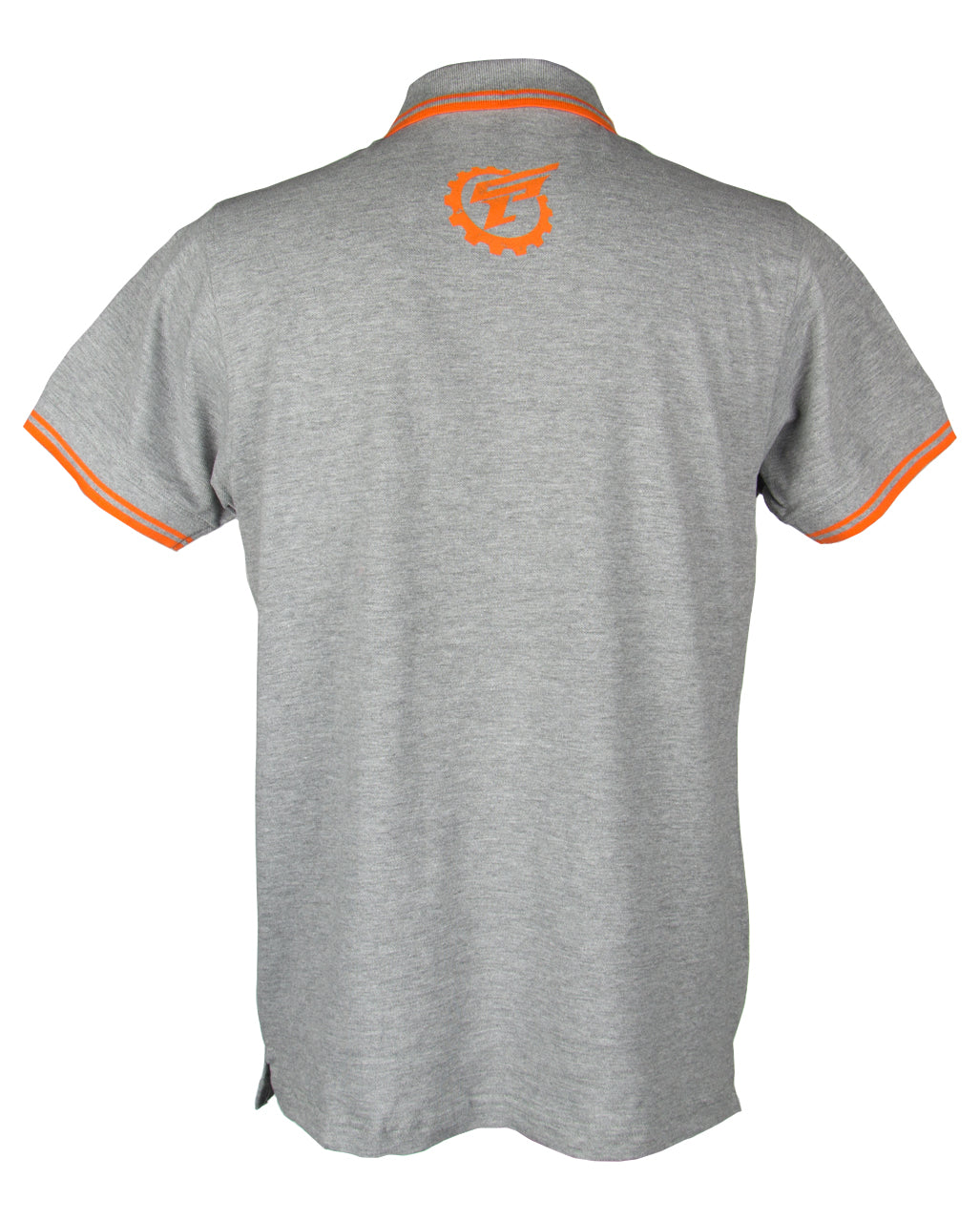 Shockers Lasertag Männer Poloshirt grau-orange