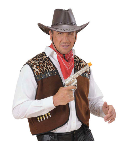Silberne Western Pistole
