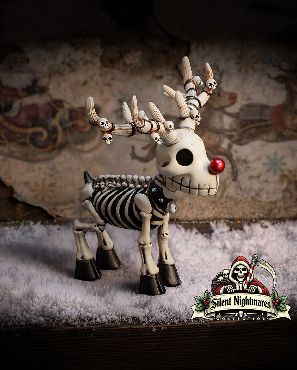 Silent Nightmares: Rudi Rentier Deko Ornament 10,7cm