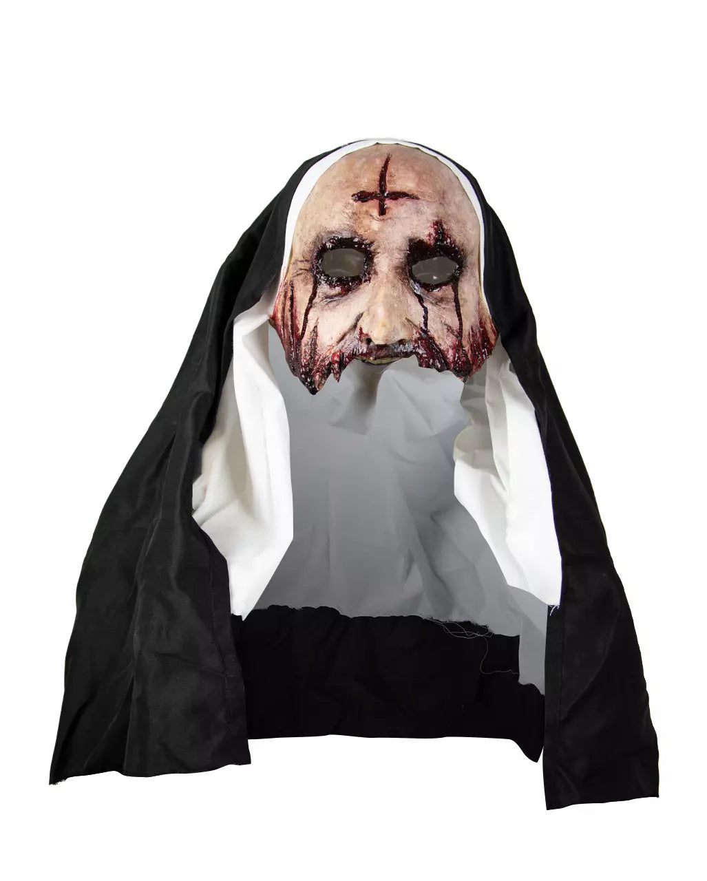 Silent Nun Halloween Maske