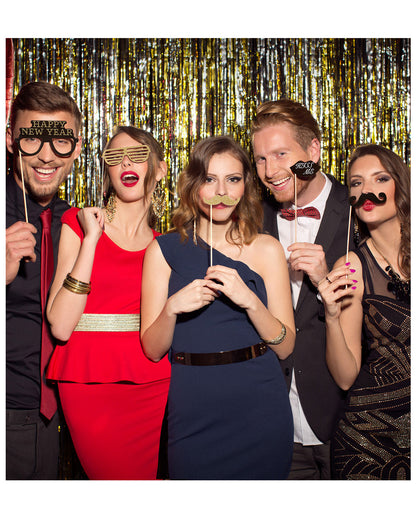 Happy New Year Silvester Fotobox Set