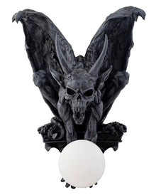 Sitzender Gargoyle mit Flügeln Wandlampe