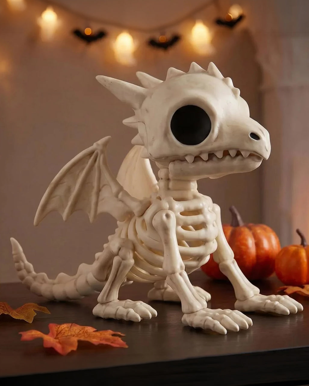 Skelett Baby Drache Deko 13cm