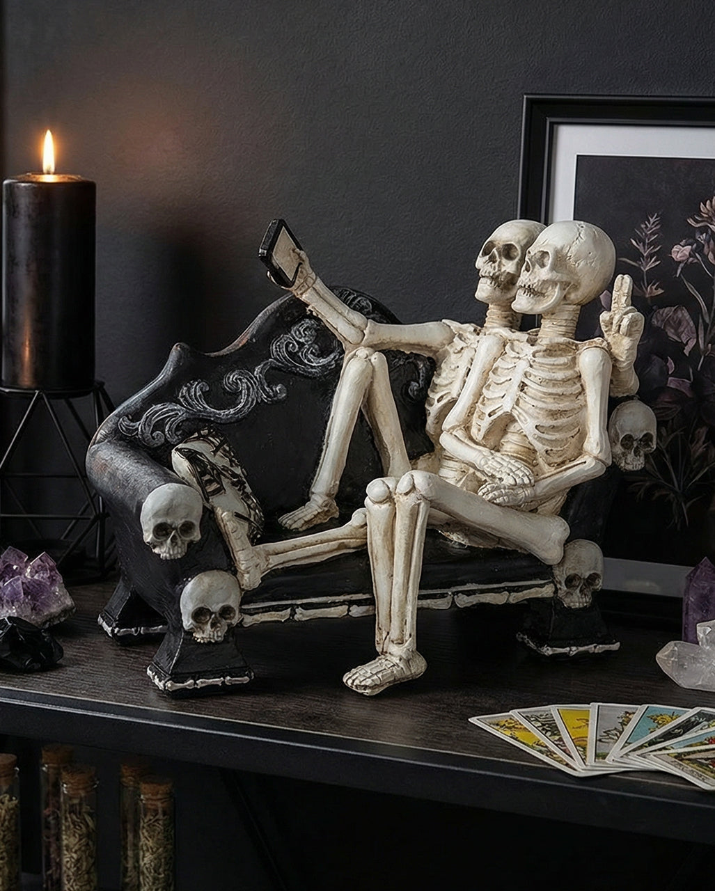 Skeleton Date Night on the Couch 19cm
