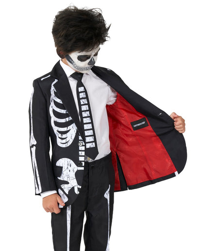 Skelett Grunge Anzug für Kinder - Suitmeister