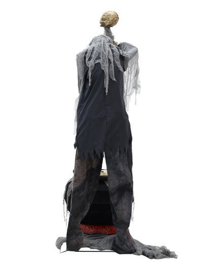 Skelett Warlock mit Kessel Halloween Animatronic 182cm