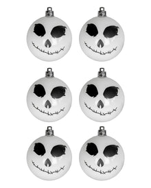 Skeleton Christbaumkugeln Ø 6cm - 6 Stück