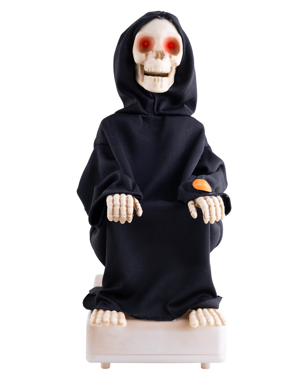 Skeleton On Toilet With Light, Sound & Movement 35cm