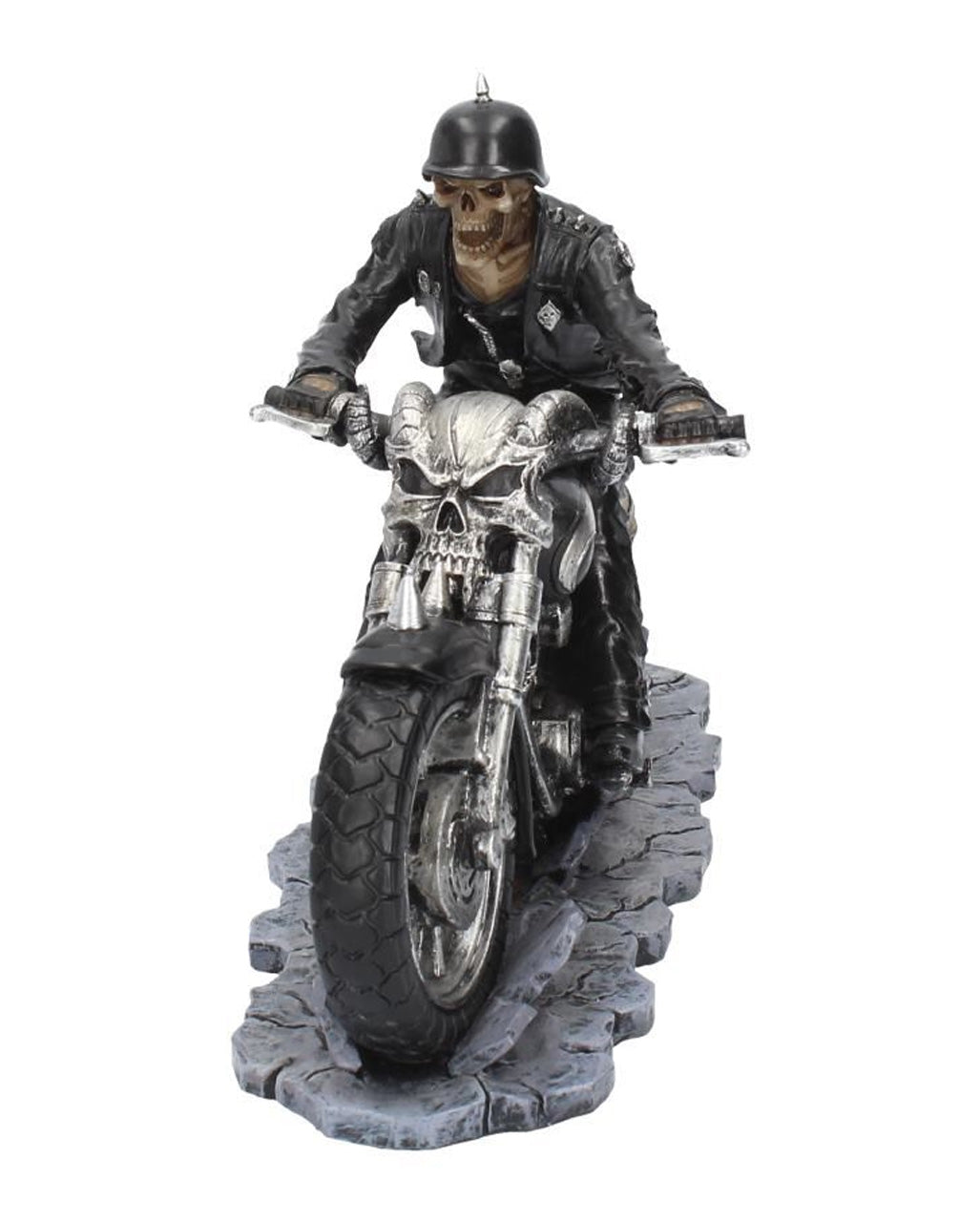 Skelett Biker auf Motorcycle