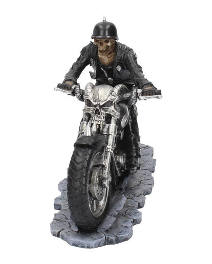Skelett Biker auf Motorcycle