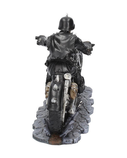 Skelett Biker auf Motorcycle