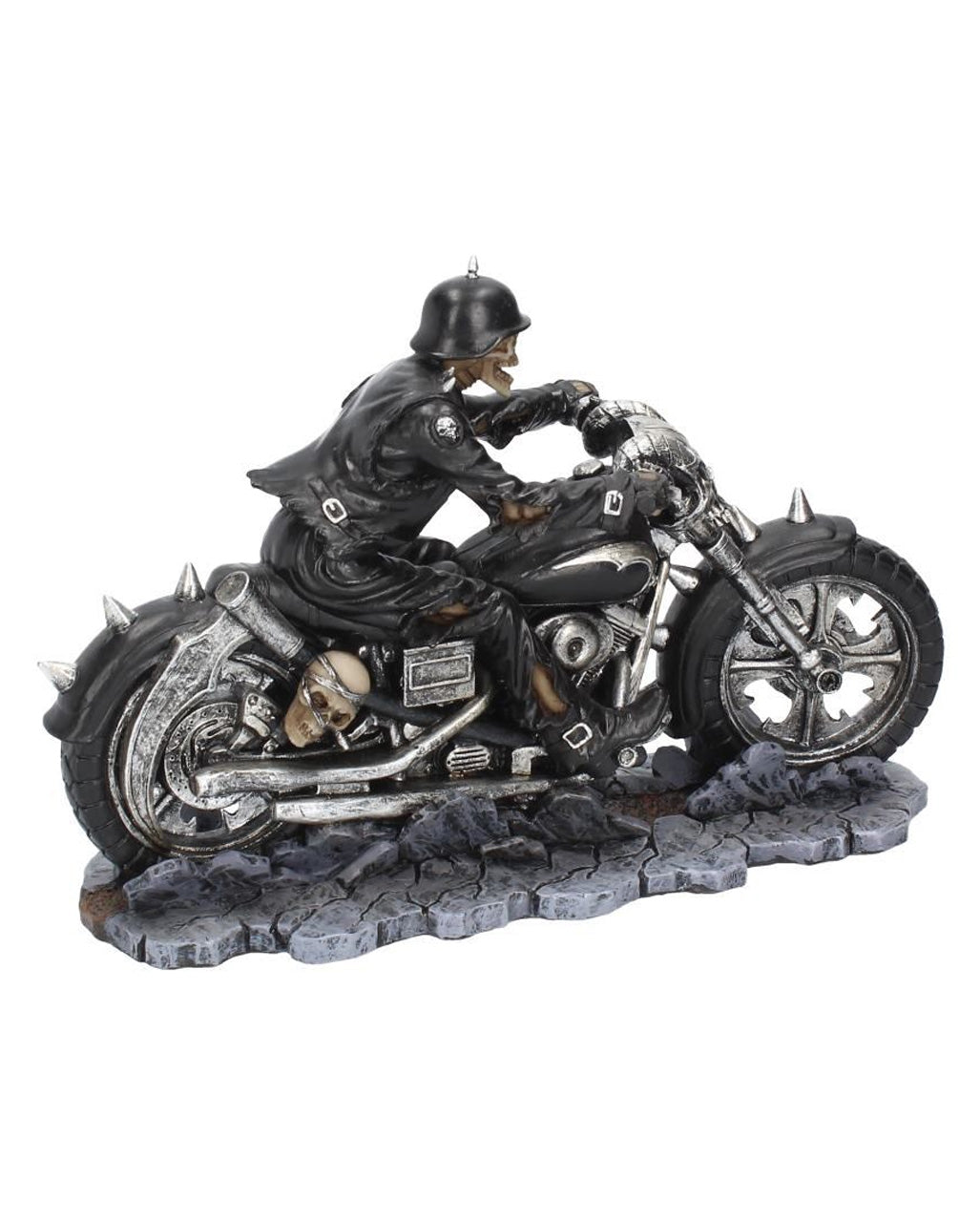 Skelett Biker auf Motorcycle