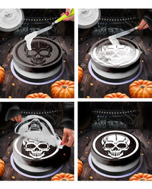 Halloween Skelett Schablone für Torten & Kuchen 25cm