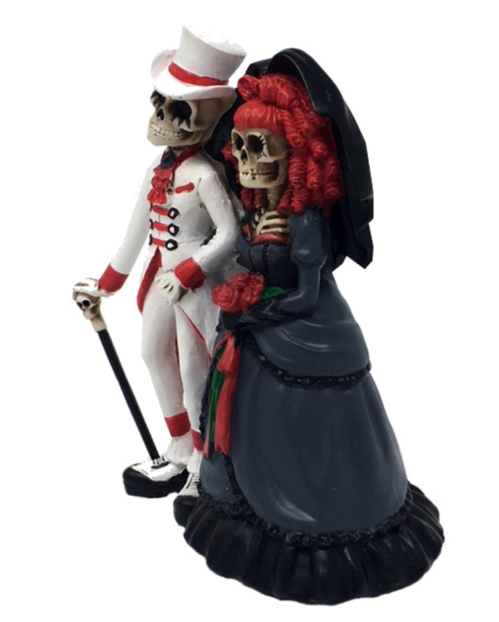 Skelett Gothic Hochzeitspaar 15cm