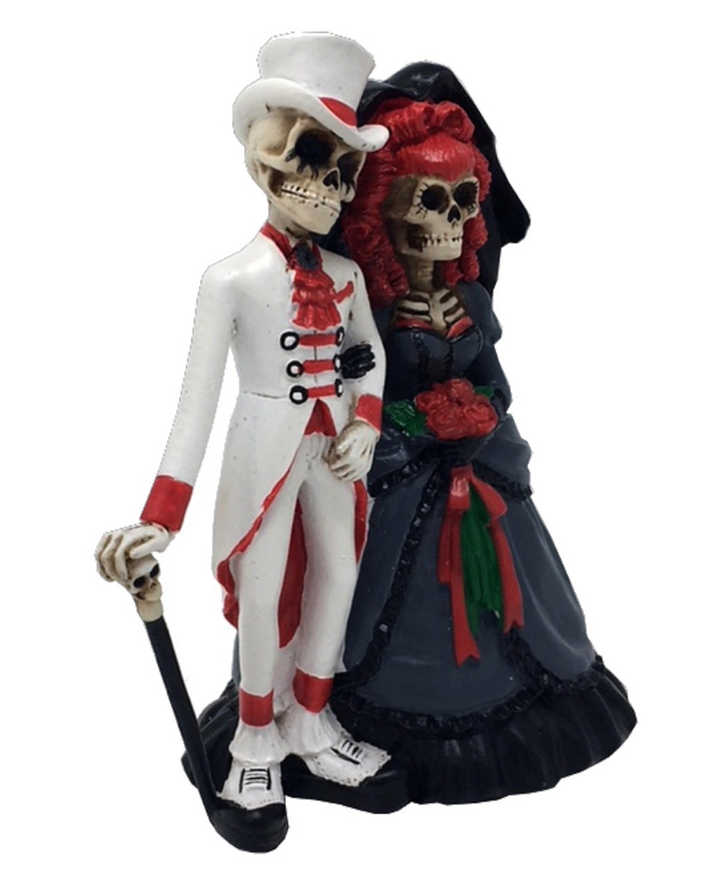 Skelett Gothic Hochzeitspaar 15cm