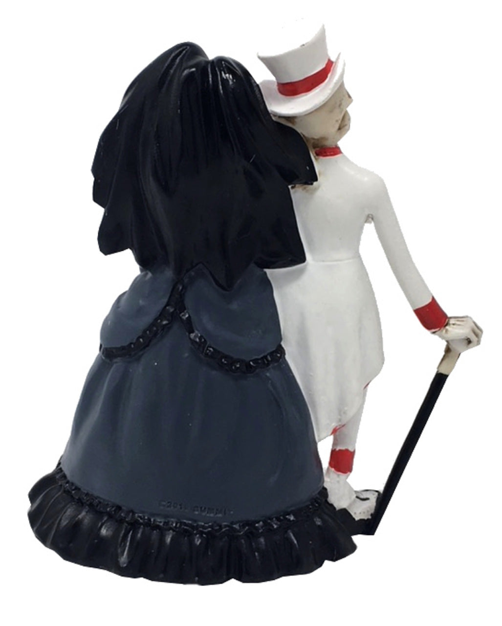 Skelett Gothic Hochzeitspaar 15cm