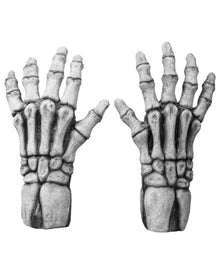 Weiße Knochen Hände Latex Handschuhe