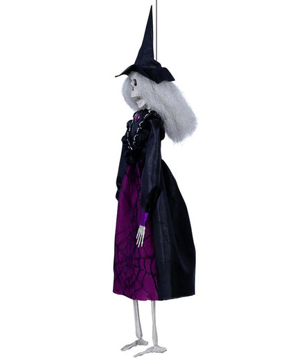 Skeleton Witch Hanging Figure 40cm