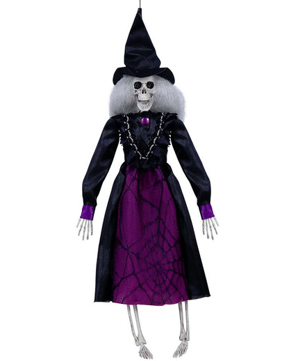 Skeleton Witch Hanging Figure 40cm
