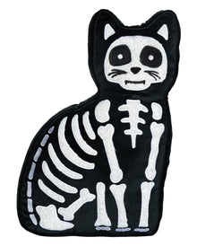Katzen Skelett Dekokissen 52cm