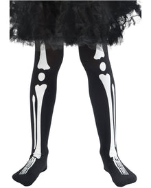 Kinderstrumpfhose Skelett