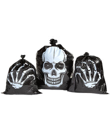 3 Skelett Laubsäcke