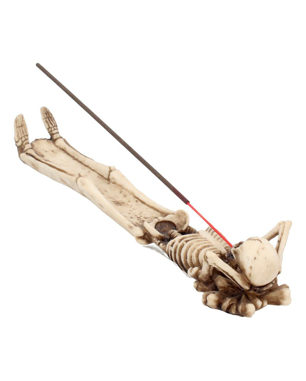 Knochenskelett Räucherstäbchenhalter 27cm