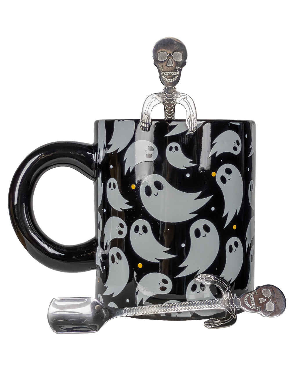 Skeleton Teaspoon Silver 2 Pcs.