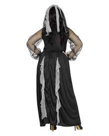 Geisterbraut Skelett Frauenkostüm PLUS SIZE