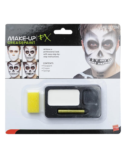 Skelett Make Up Set