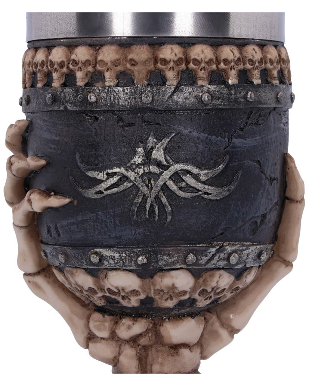 "Bitter Taste" Kelch mit Skeletthand 19cm