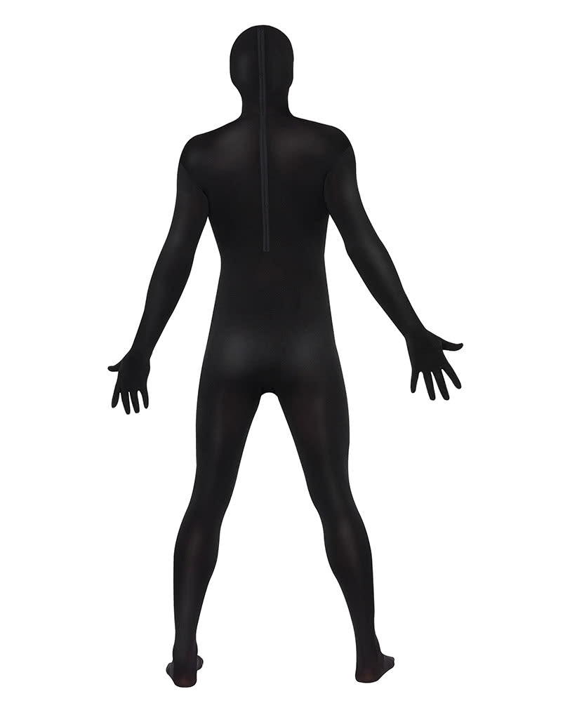 Second Skin Suit mit Gürteltasche in Schwarz