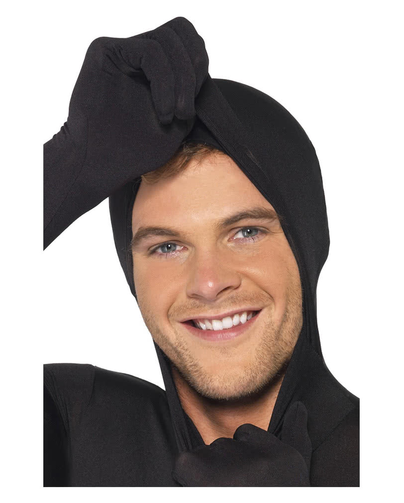 Second Skin Suit mit Gürteltasche in Schwarz