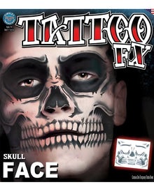 Totenkopf Gesichtstattoo